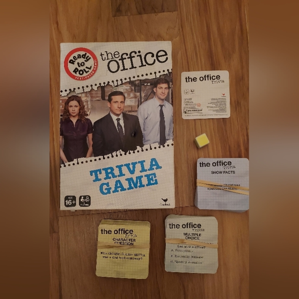The Office Ready To Roll Card Game Fast Paced Game Dunder Mifflin TV Trivia